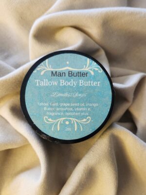 2 ounce salve container with product label