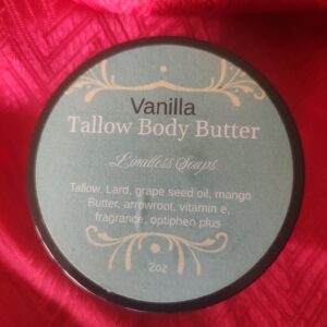2 ounce salve container with product label