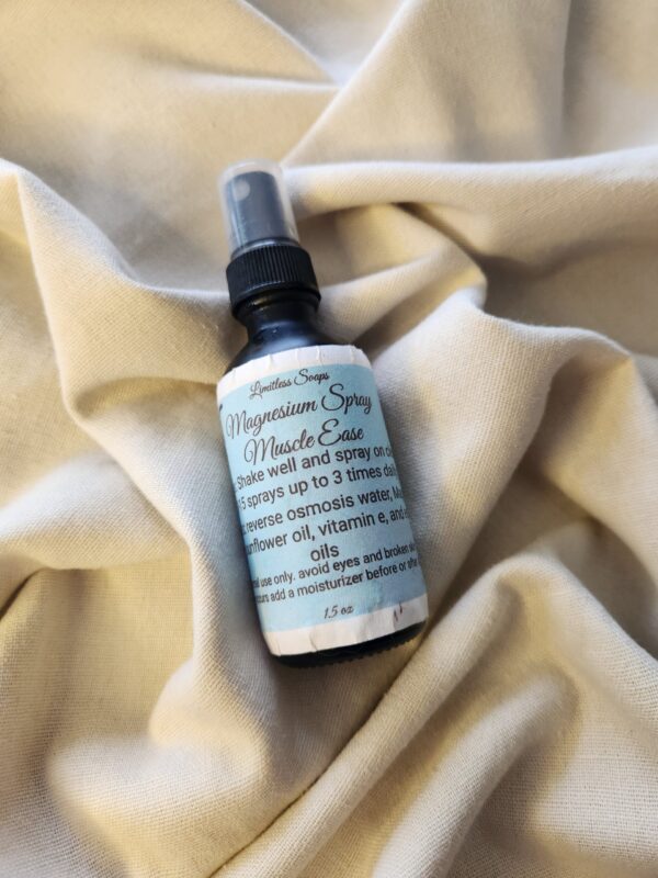 1.5 ounce spray bottle with product label