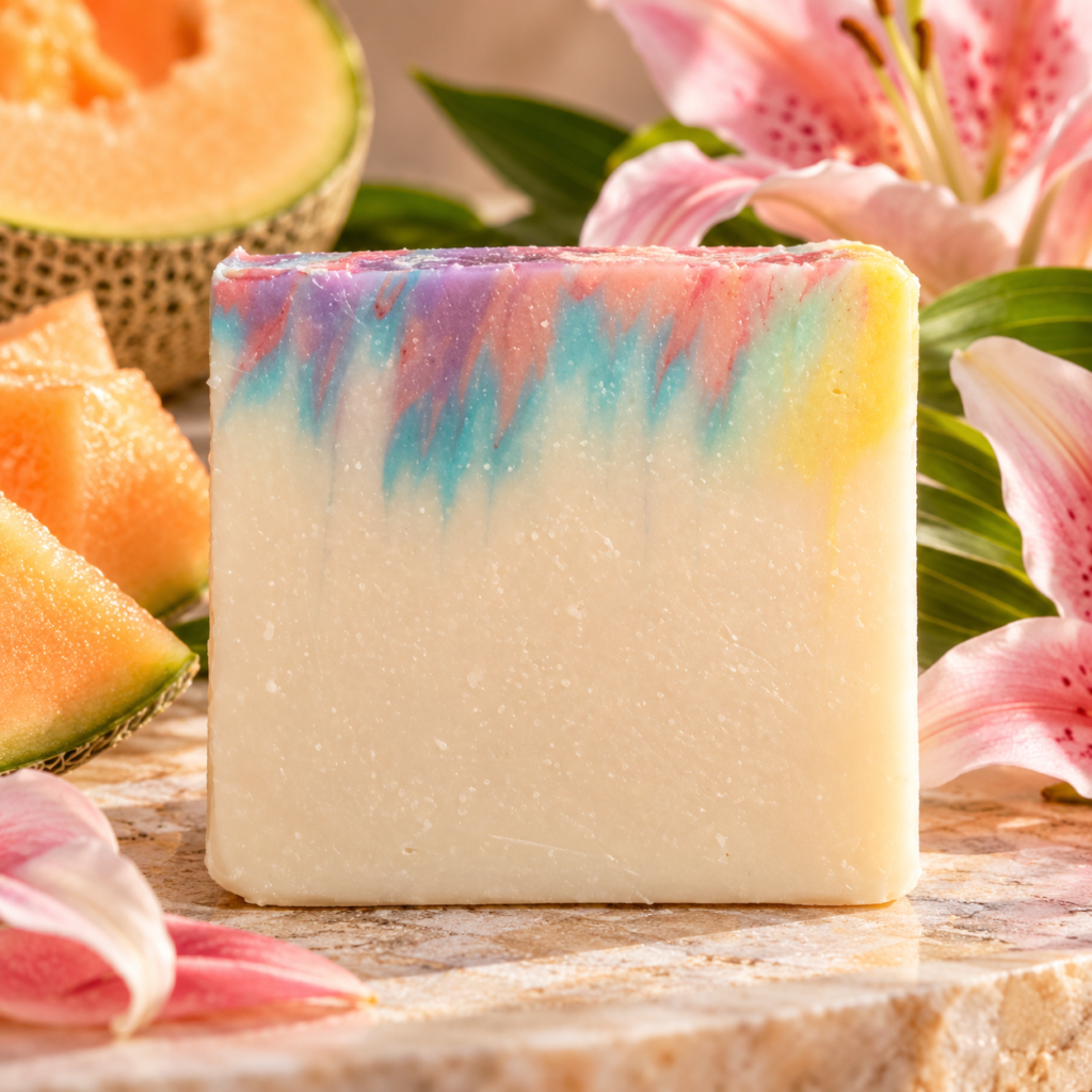 Melon Daydream Handmade Soap – Pink Melon | Vegan Soap Bar