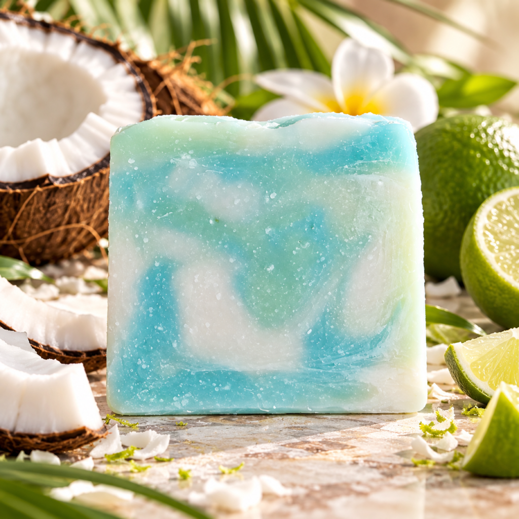 Coconut Lime Handmade Soap – Vegan Soap Bar