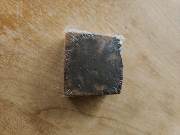 CafeMocha dark brown soap bar with swirls of light brown