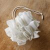 luffa1 white soap saver luffa in closed position